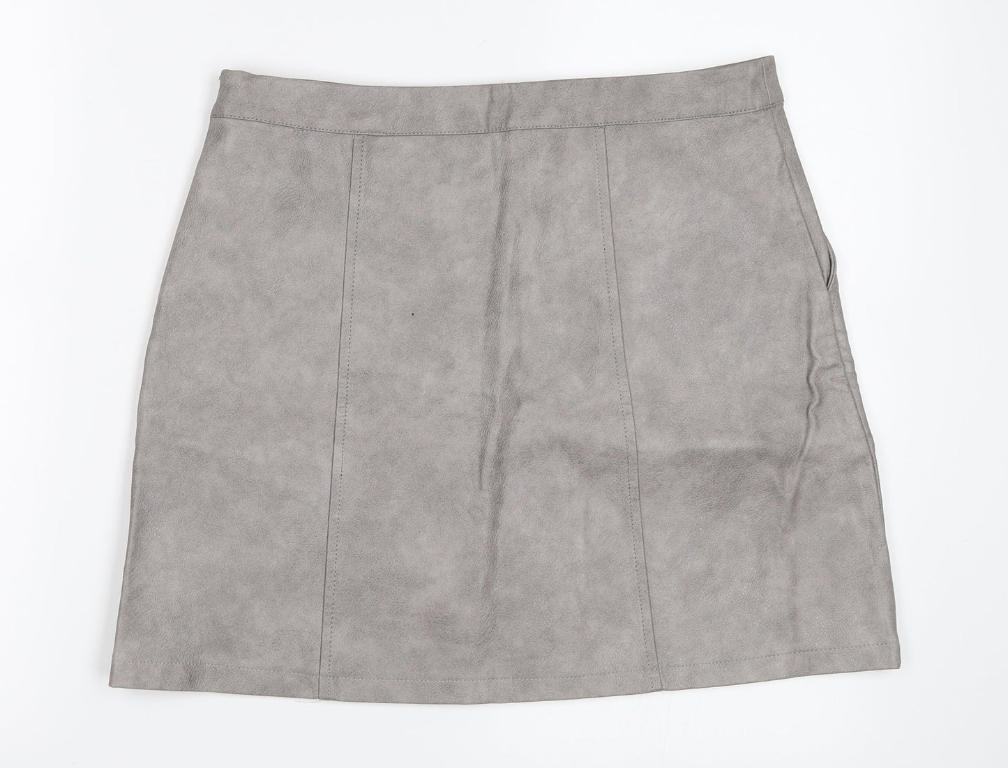 JCL Womens Grey   A-Line Skirt Size M