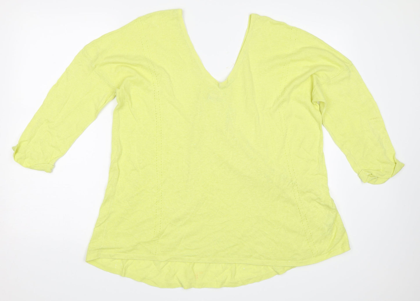 Preworn Womens Yellow   Pullover Jumper Size 14