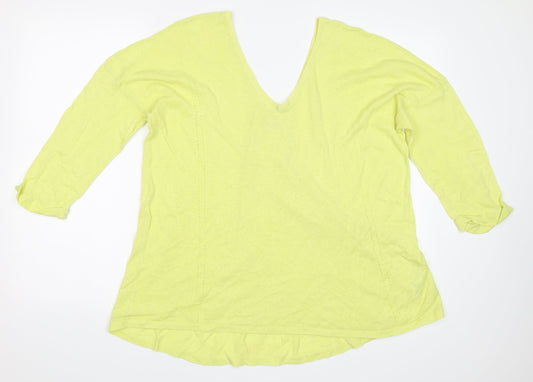 Preworn Womens Yellow   Pullover Jumper Size 14