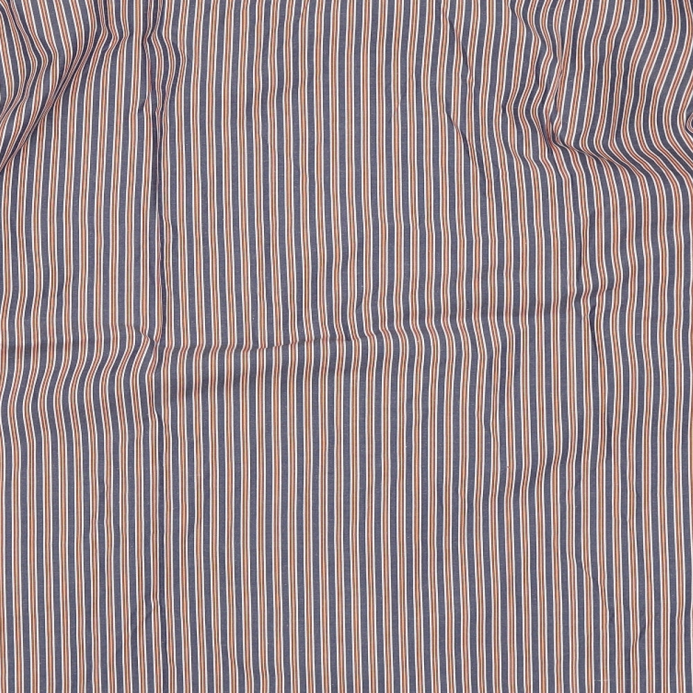 Shannon Mens Red Striped   Button-Up Size 2XL