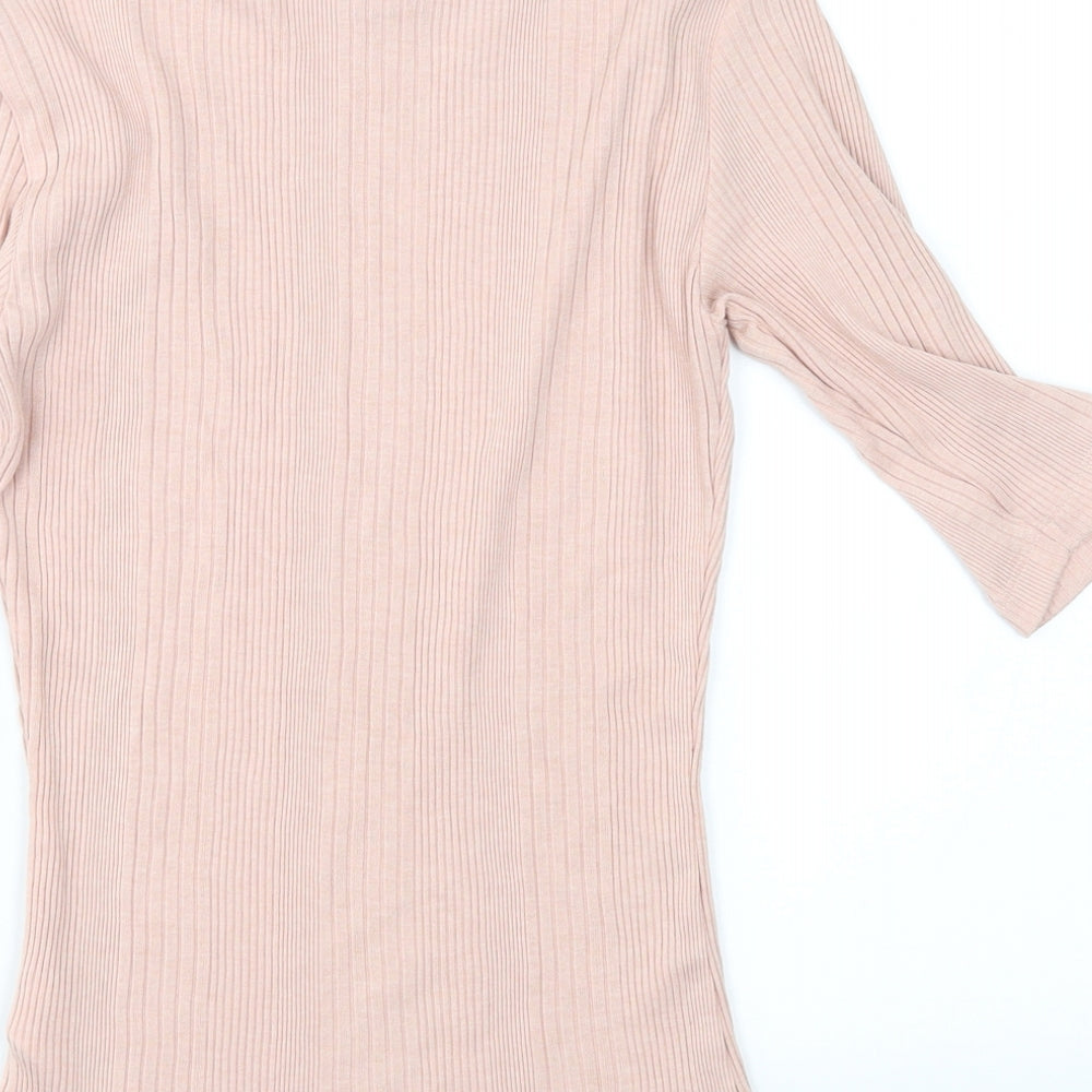 New Look Womens Pink   Basic T-Shirt Size 6
