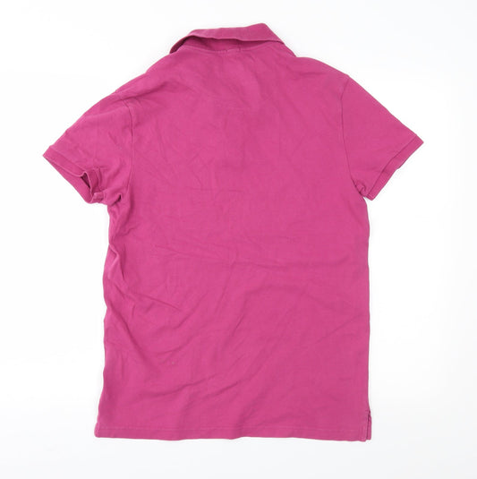 Hollister Mens Pink    Polo Size XS