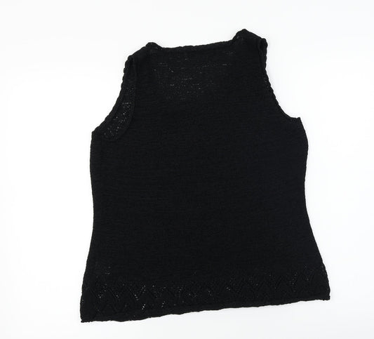 Debenhams  Womens Black   Basic T-Shirt Size 16