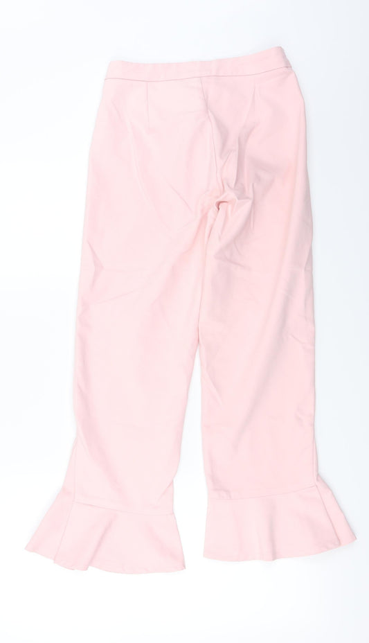 Stradivarius  Womens Pink   Trousers  Size 10 L23 in
