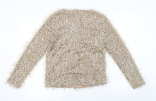 Nina Murati  Womens Beige   Jacket Coat Size M