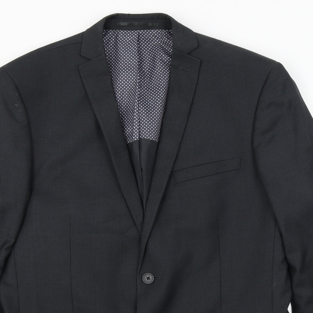Red Herring  Mens Black   Jacket Blazer Size 40