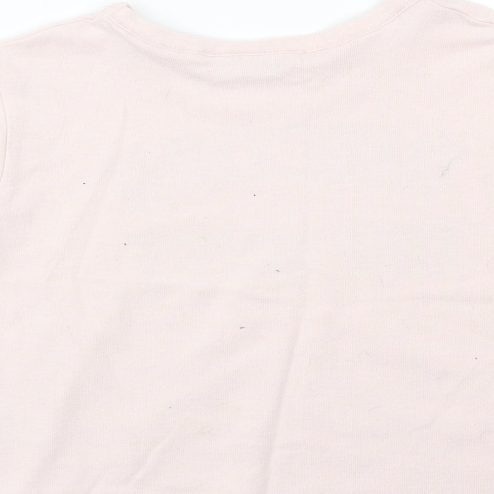 Matalan  Girls Pink   Basic T-Shirt Size 7 Years