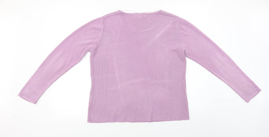 Klass Womens Purple   Pullover Jumper Size XL