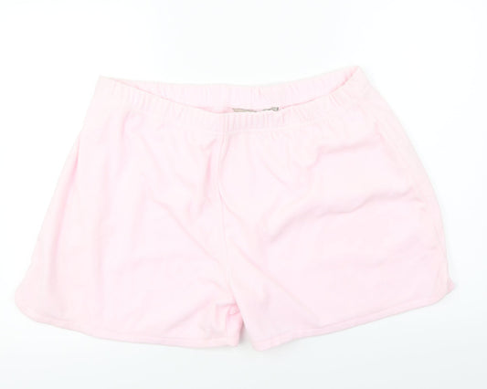 Jeff & Co  Womens Pink   Cut-Off Shorts Size 2XL