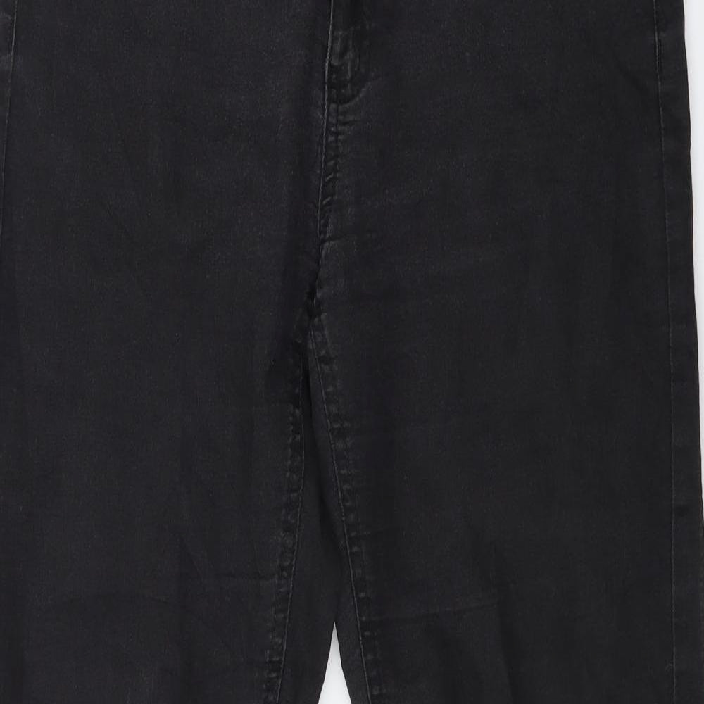 Charles Vogele Womens Black  Denim Skinny Jeans Size 8 L29 in