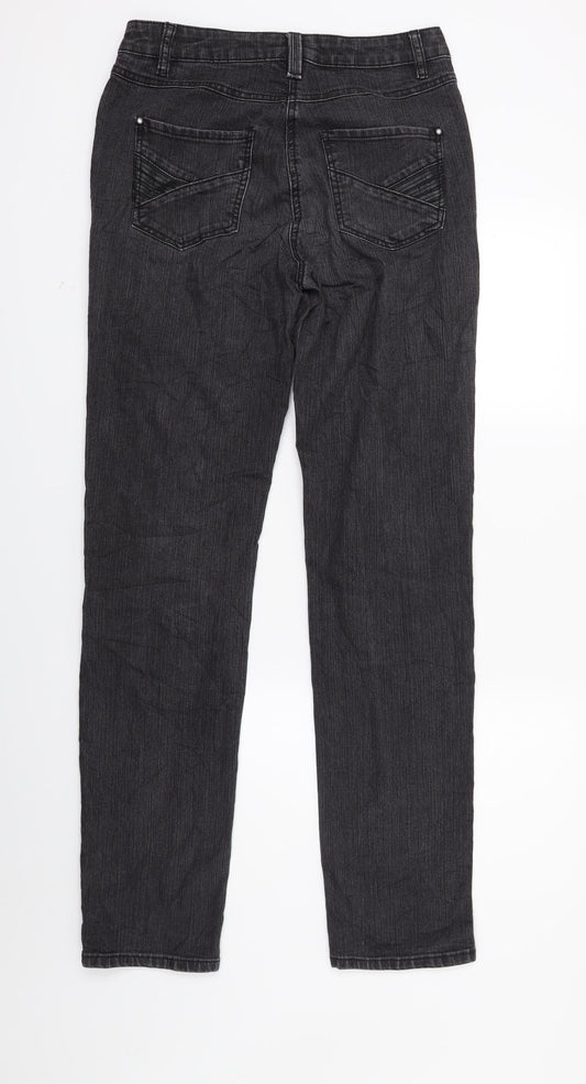 Elsa Womens Black  Denim Skinny Jeans Size 8 L30 in