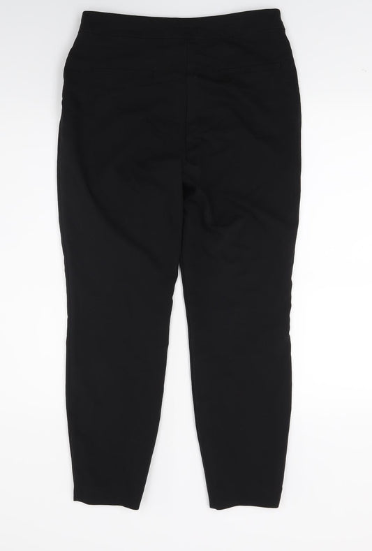 Papaya Womens Black   Capri Trousers Size 10 L24 in