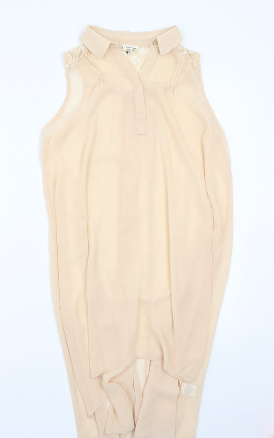 NEXT Womens Beige   Basic Blouse Size 10