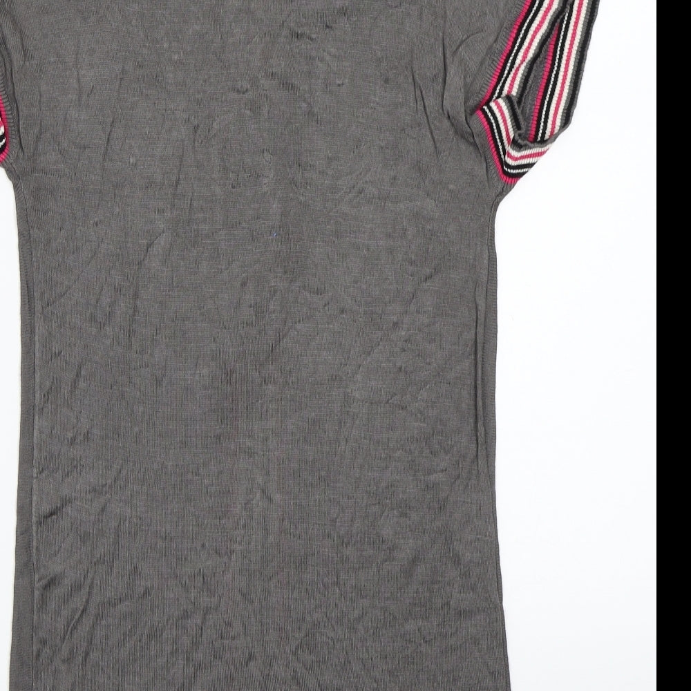 GEORGES RECH Womens Grey   Basic T-Shirt Size XS