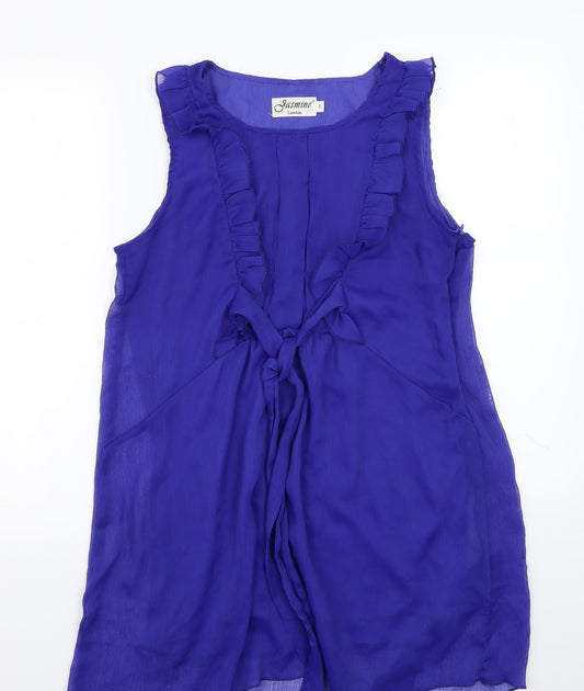 Jasmine Womens Blue   Basic T-Shirt Size L