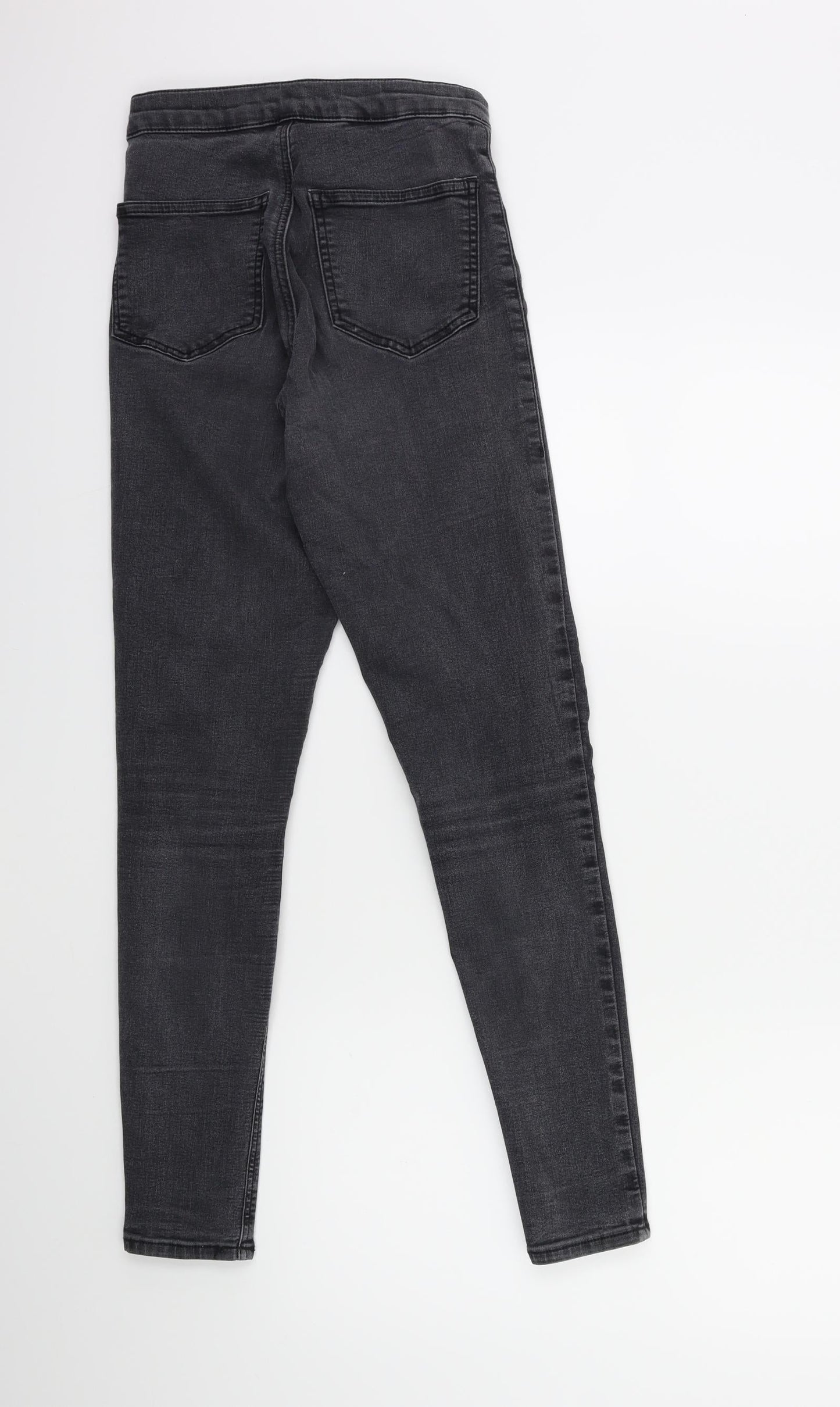 Topshop Womens Grey  Denim Skinny Jeans Size 26 in L32 in