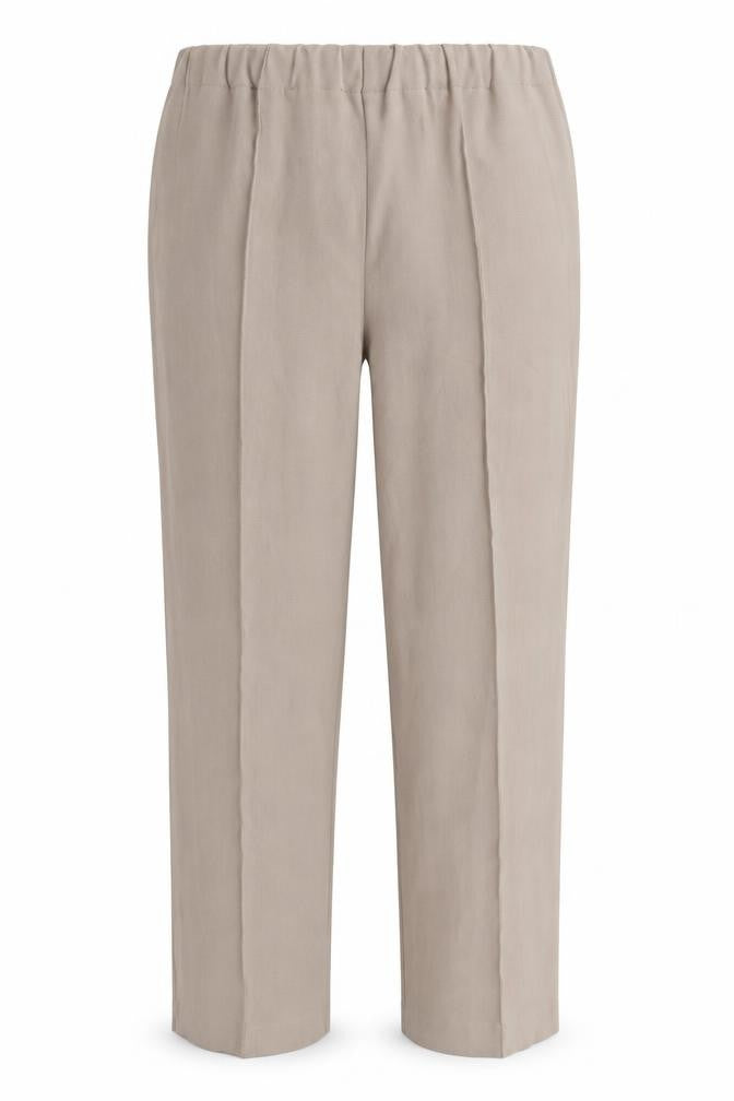Front view of Classics women’s beige trousers, size UK 10, 26-inch leg
