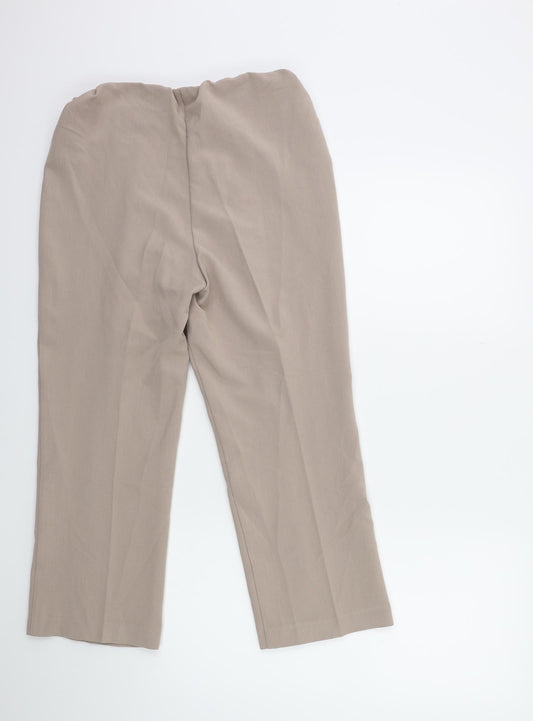 Classics Womens Beige   Trousers  Size 10 L26 in