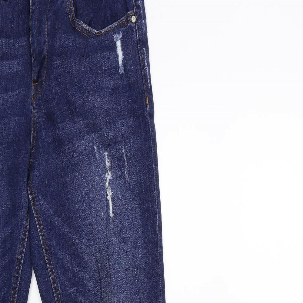 Denim & Co. Womens Blue  Denim Skinny Jeans Size 8 L29 in