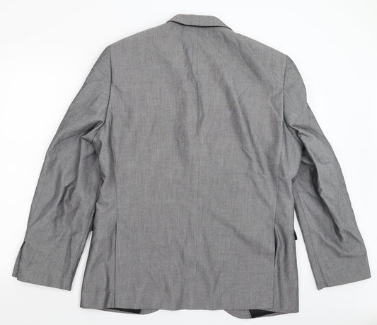 Ventura Mens Grey   Jacket Suit Jacket Size 44