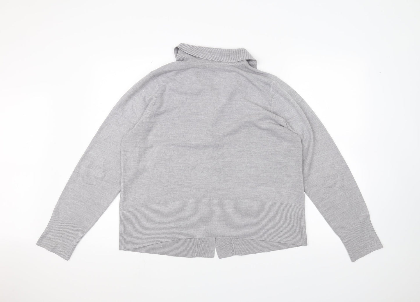 BHS Womens Grey   Jacket Coatigan Size 18