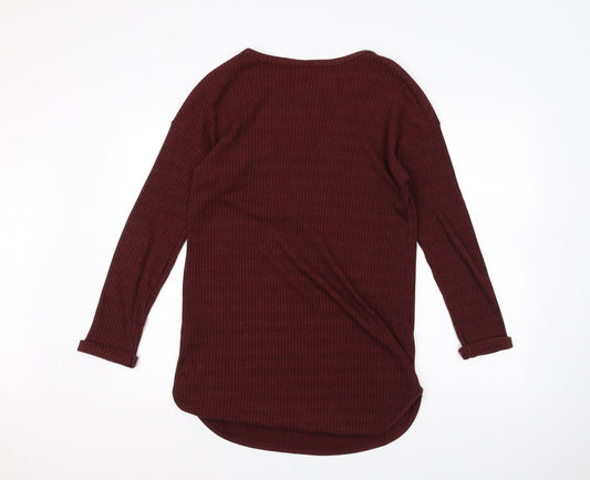 Topshop Womens Red   Pullover Jumper Size 14