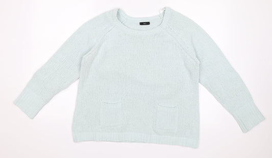 M&Co Womens Green   Pullover Jumper Size 14