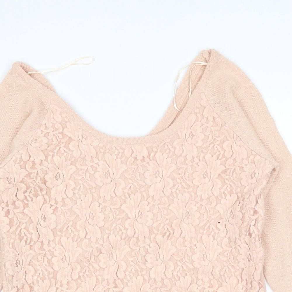 newlook Womens Pink   Pullover Jumper Size 14