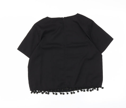 Missguided Womens Black   Basic Blouse Size 10