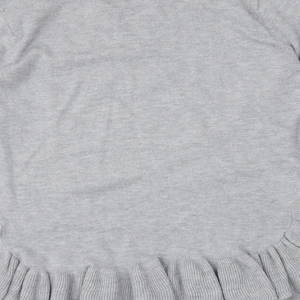H&M Womens Grey   Pullover Jumper Size M