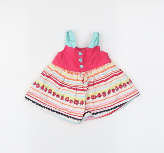 George Boys Pink Striped  Trapeze & Swing  Size Newborn