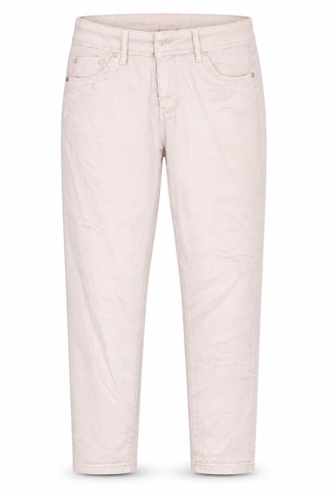 Womens Pink  Denim Straight Jeans Size 28 in L24 in - Faded Pink colour