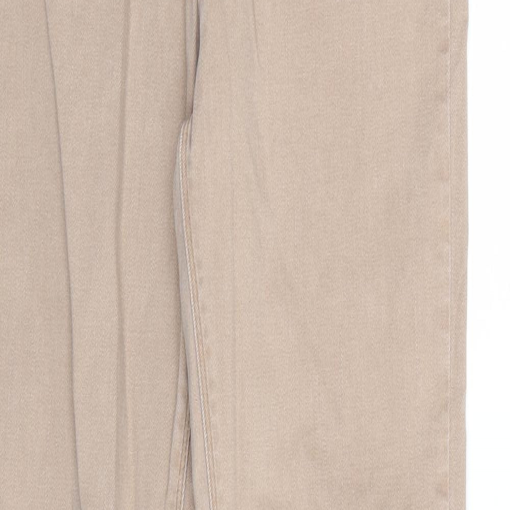 Vice Womens Brown  Denim Tapered Jeans Size 10 L30 in - Elastic Waist