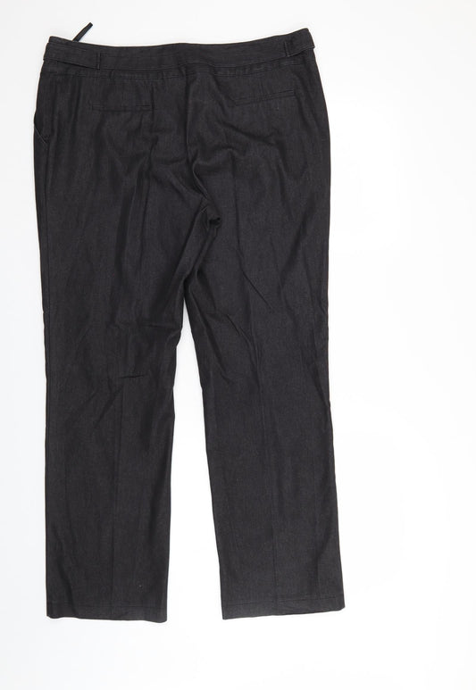 epiloguel Womens Grey   Trousers  Size 16 L29 in