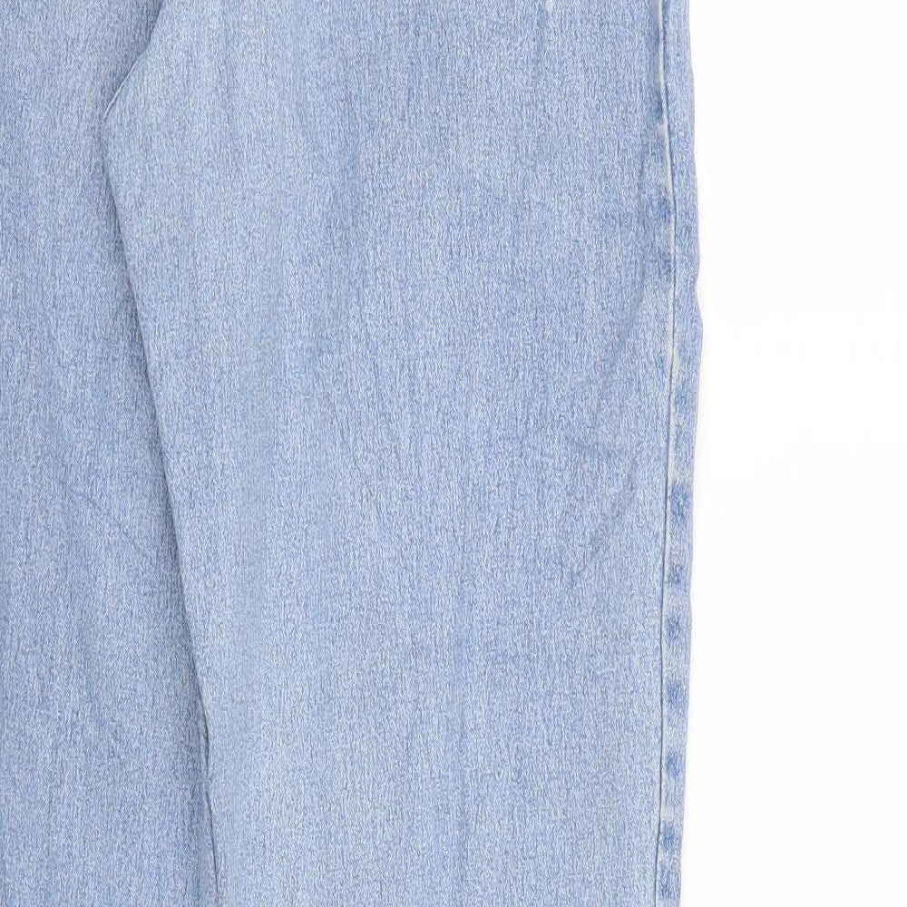 Cotton Line Womens Blue  Denim Tapered Jeans Size 31 in L30 in