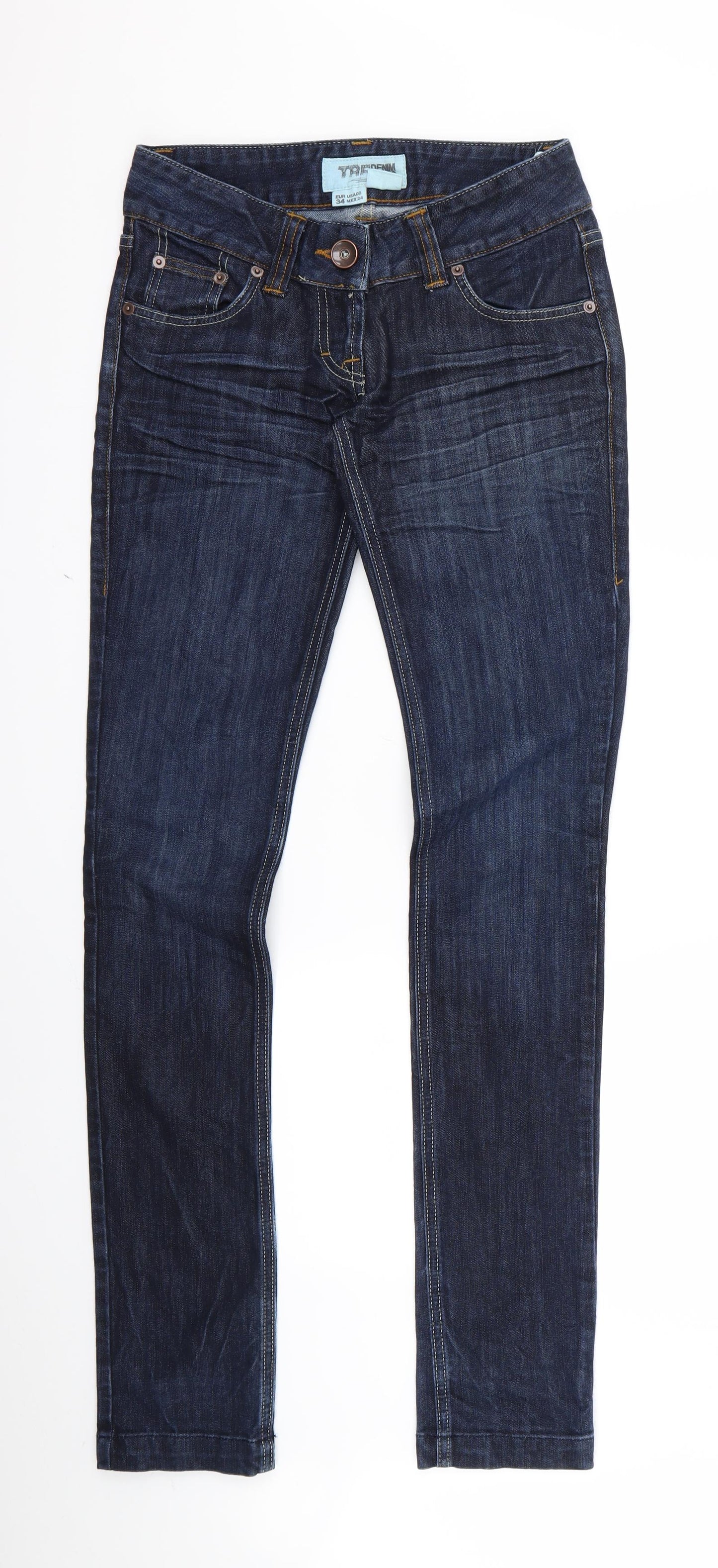 Preworn Womens Blue   Skinny Jeans Size 26 L31 in