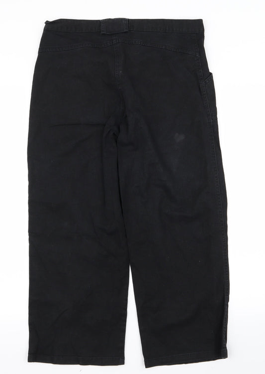 myself Womens Black   Trousers  Size 30 L24 in