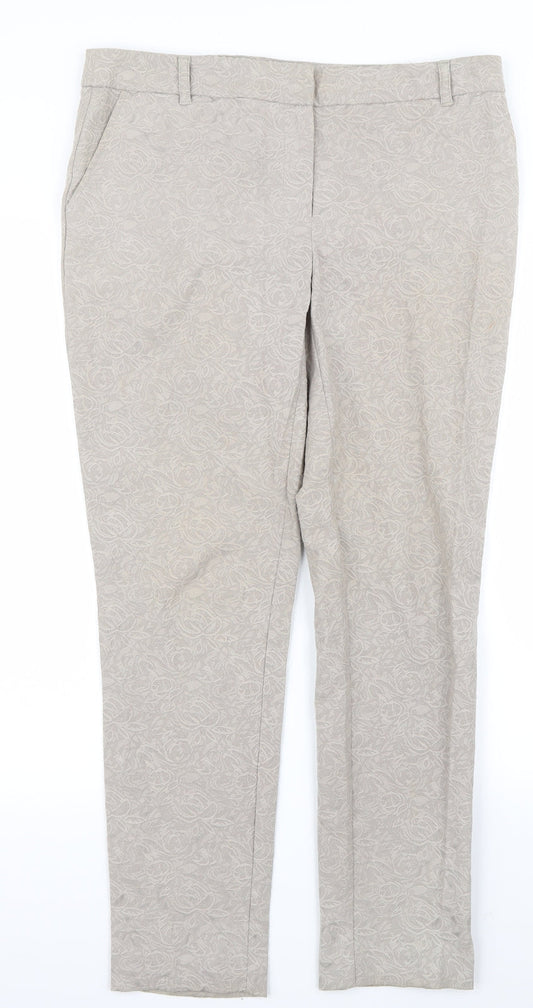 NEXT Womens Beige   Trousers  Size 10 L26 in