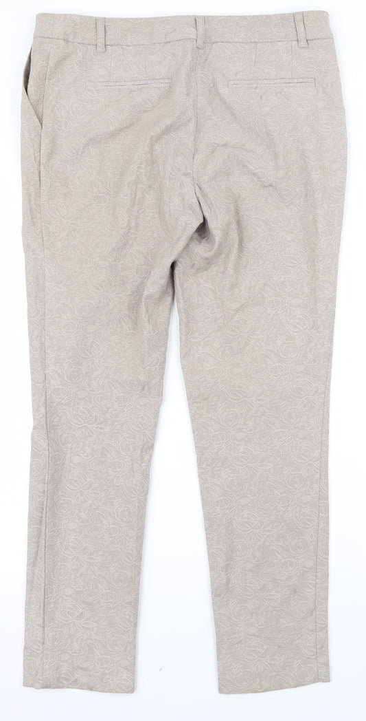 NEXT Womens Beige   Trousers  Size 10 L26 in
