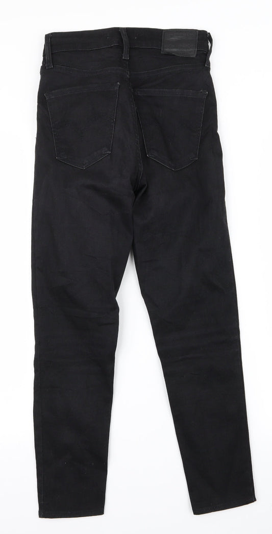 Preworn Womens Black   Skinny Jeans Size 24 L24 in