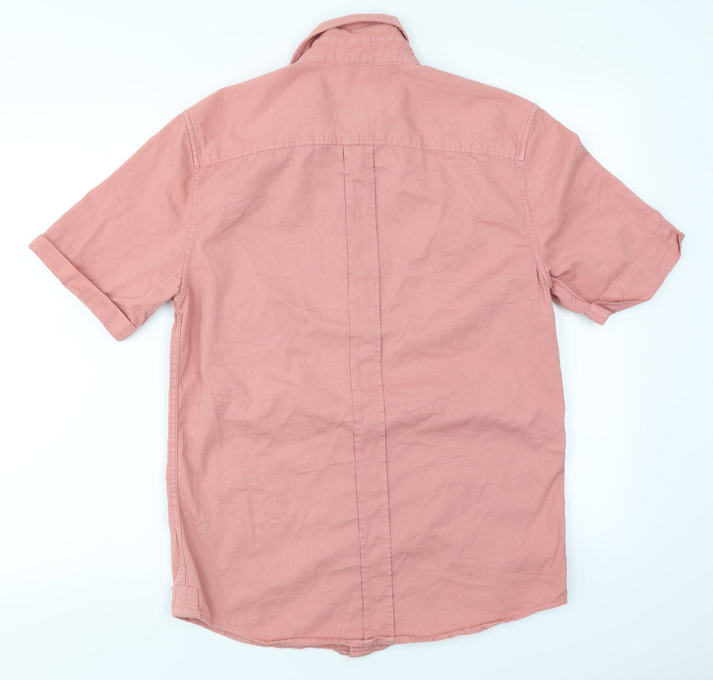 River Island Mens Pink    Button-Up Size S