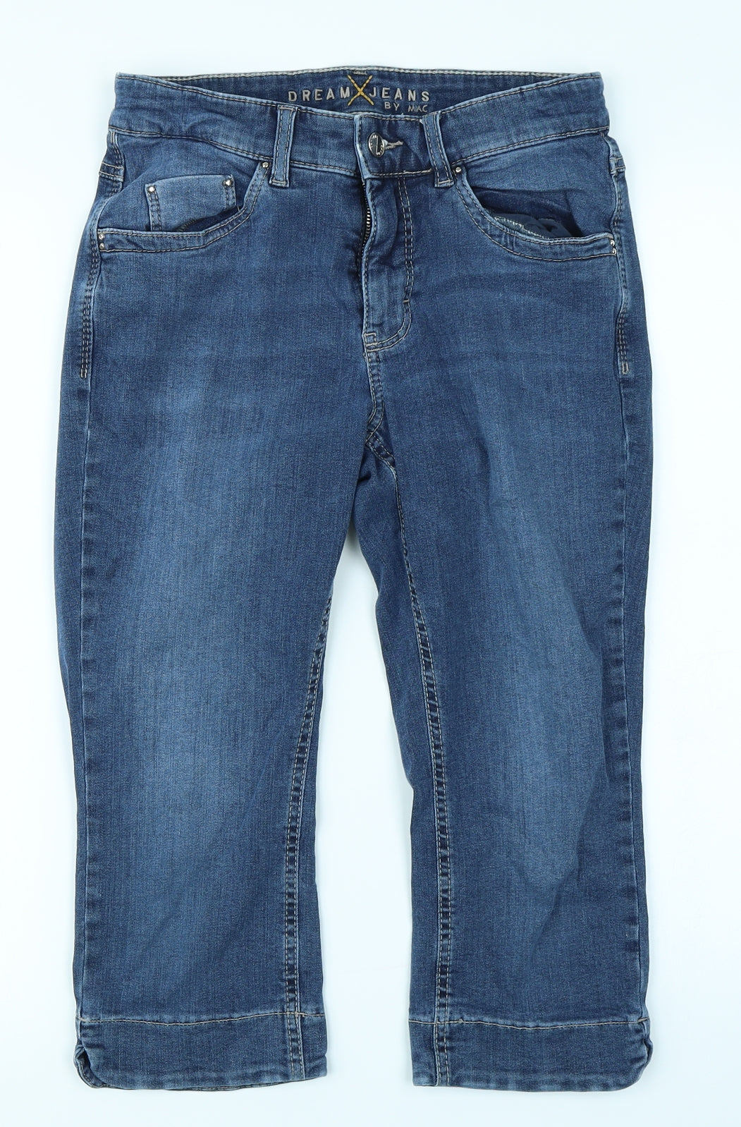 Dream Jeans Womens Blue  Denim Capri Jeans Size 26 in L27 in