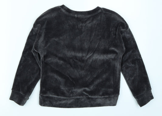 NEXT Girls Grey   Pullover Sweatshirt Size 6 Years