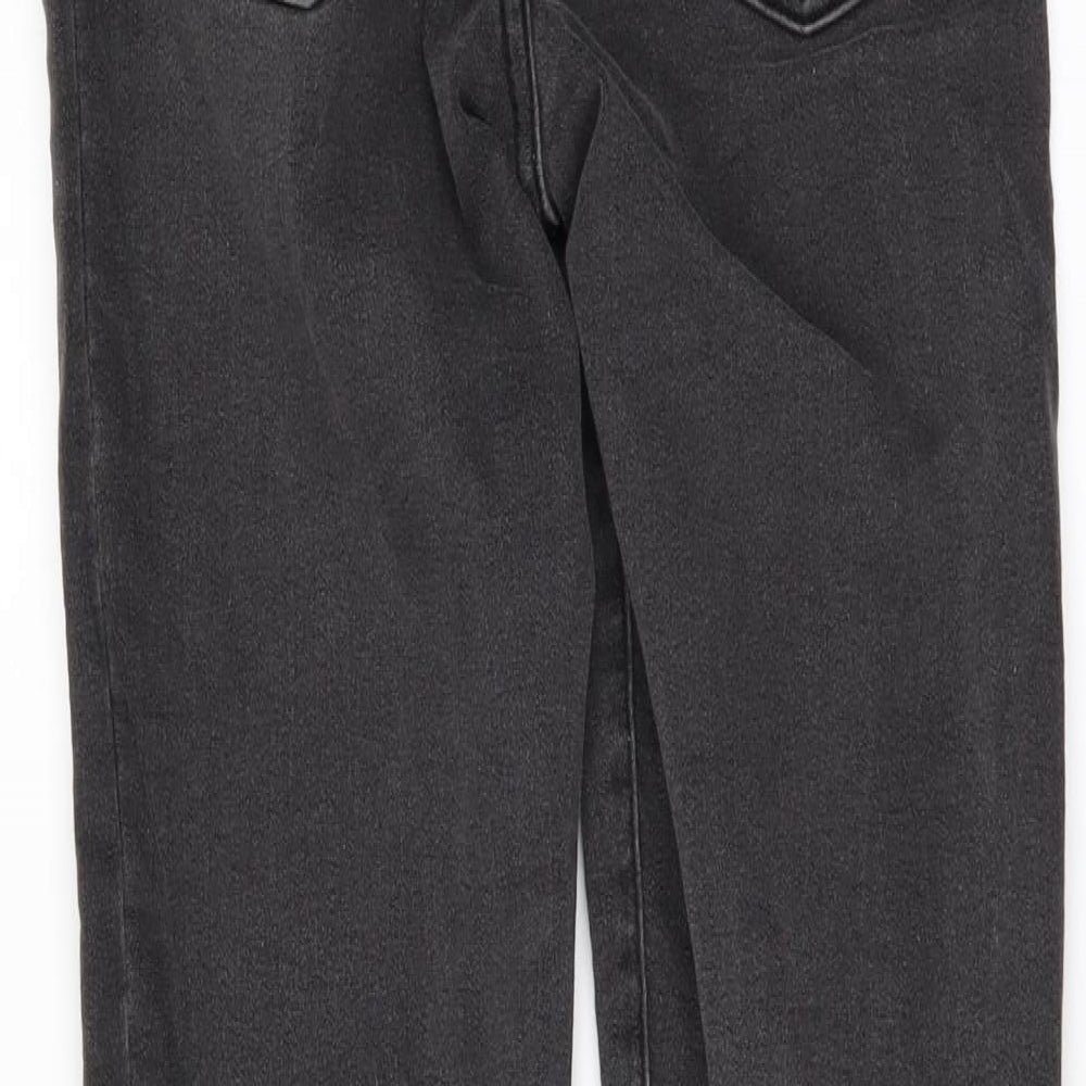 Mango Womens Black  Denim Skinny Jeans Size 8 L28 in