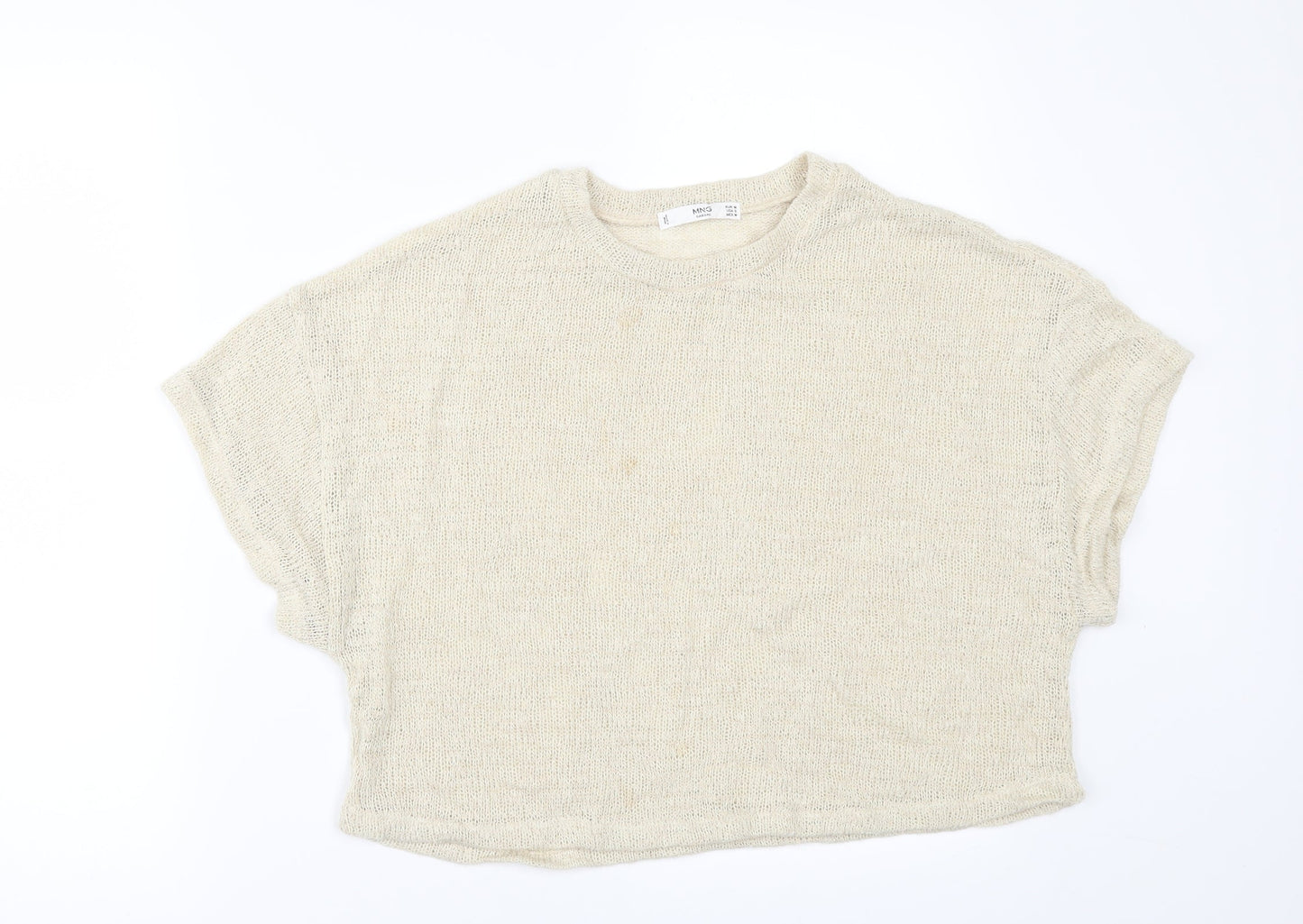 Mng Womens Beige   Pullover Jumper Size M
