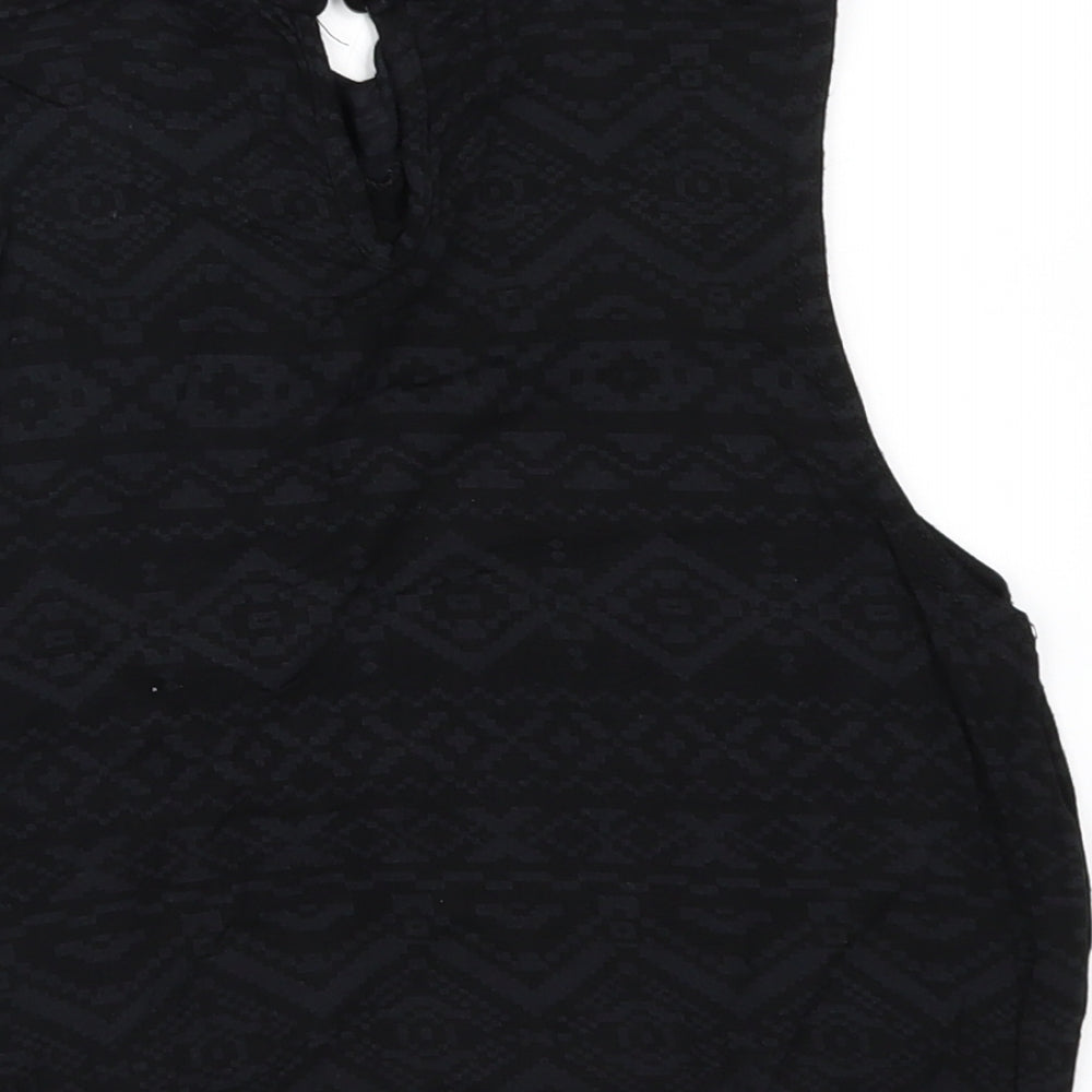 New Look Womens Black   Basic T-Shirt Size 12