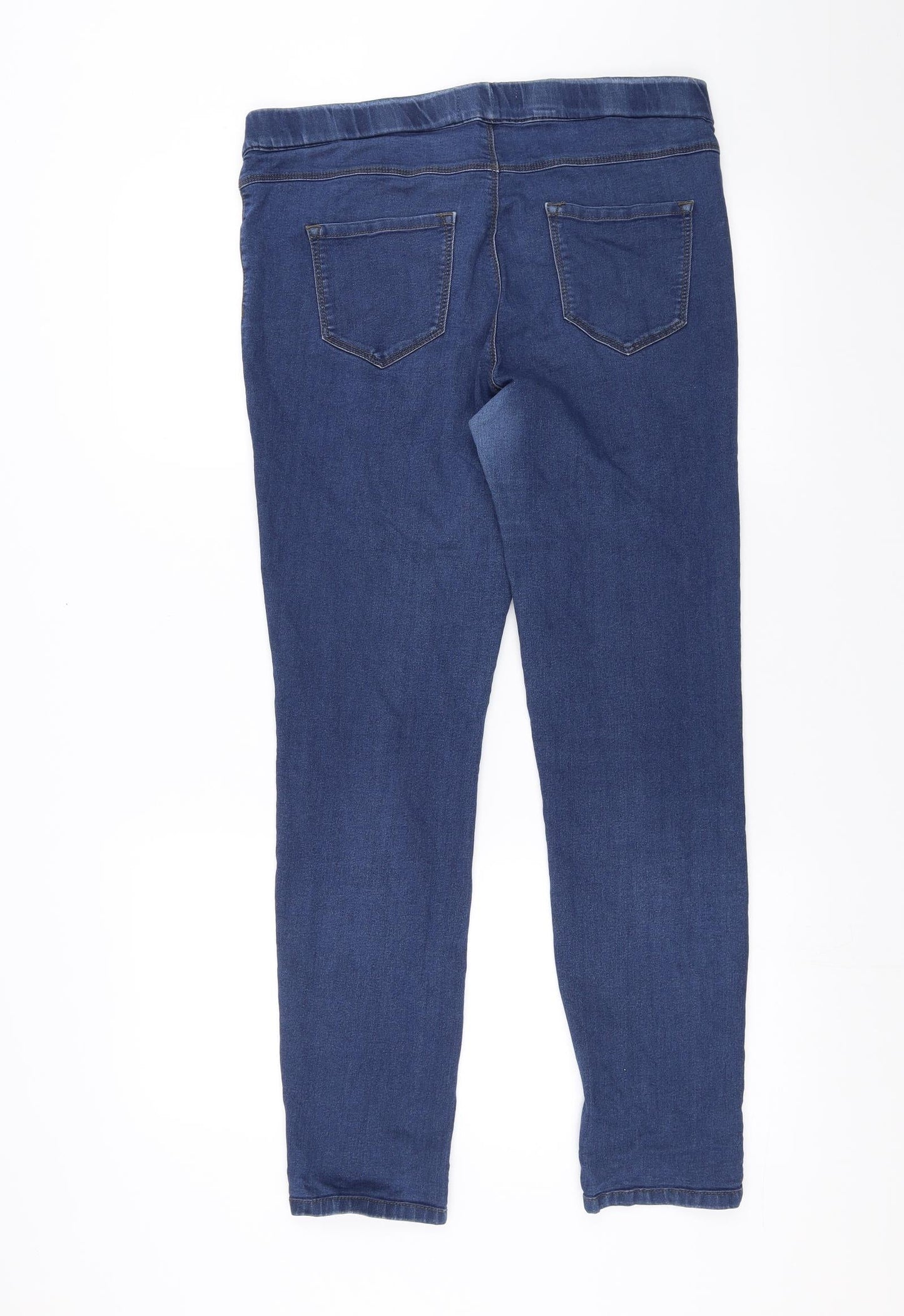 Preworn Womens Blue  Denim Jegging Jeans Size 32 in L29 in