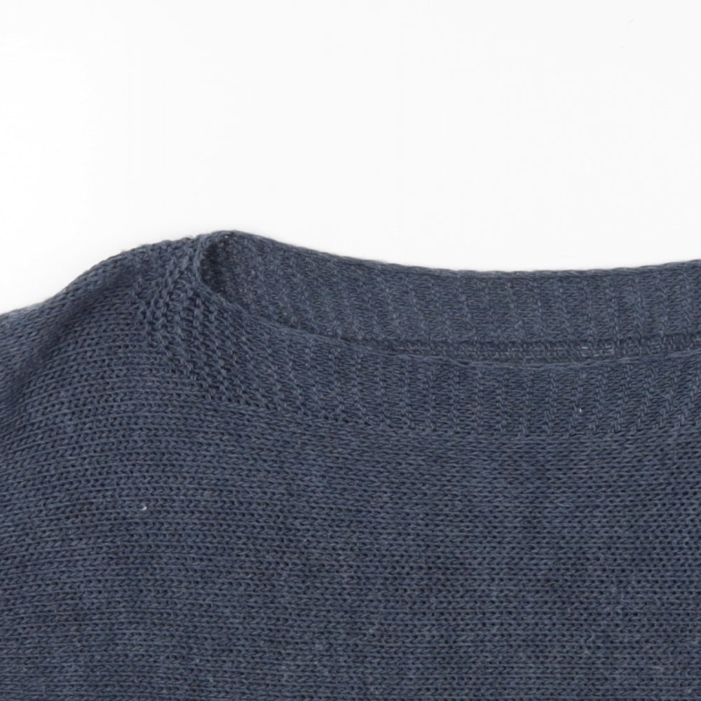 Preworn Womens Blue  Knit Pullover Jumper Size M