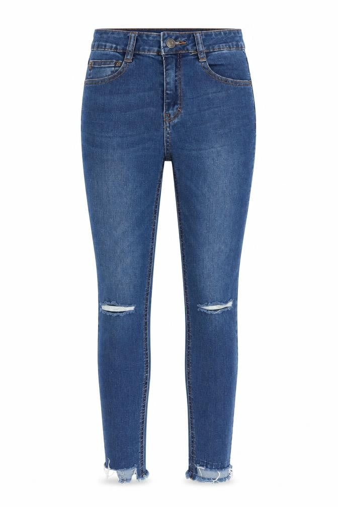 Womens Blue   Skinny Jeans Size 26 in L26 in - RIPPED JEANS