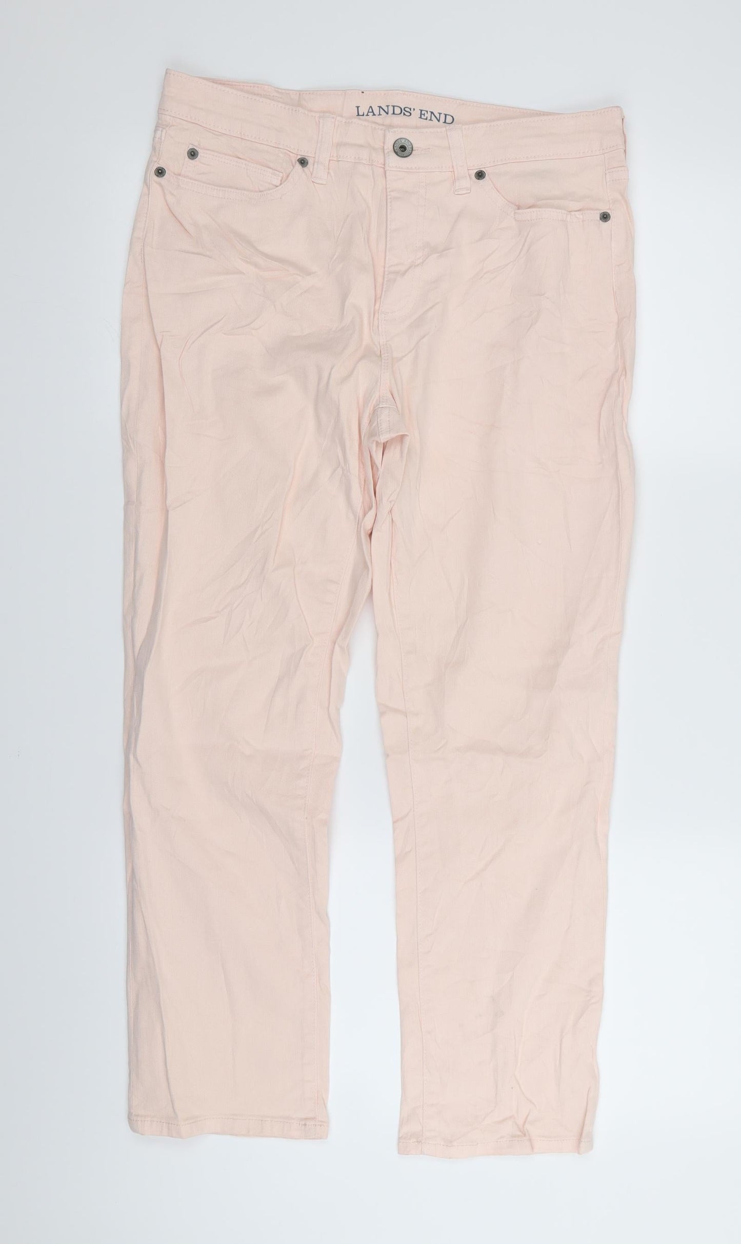 lands end Womens Pink   Skinny Jeans Size 12 L27 in